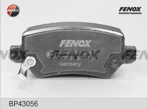 Тормозные колодки Fenox задние для Opel Meriva B 2010-2017. Артикул BP43056