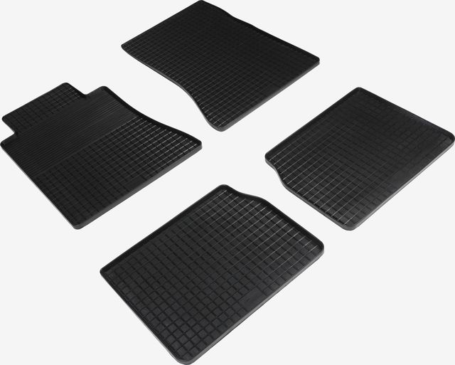 Коврики резиновые Seintex с узором сетка для салона Mercedes-Benz E-Класс W124 1992-1997. Артикул 95989