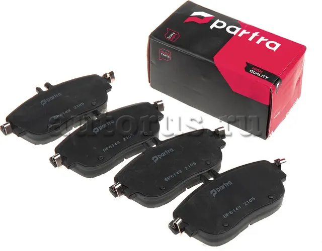 Колодки тормозные дисковые | перед прав/лев | (Partra). Артикул BP6149