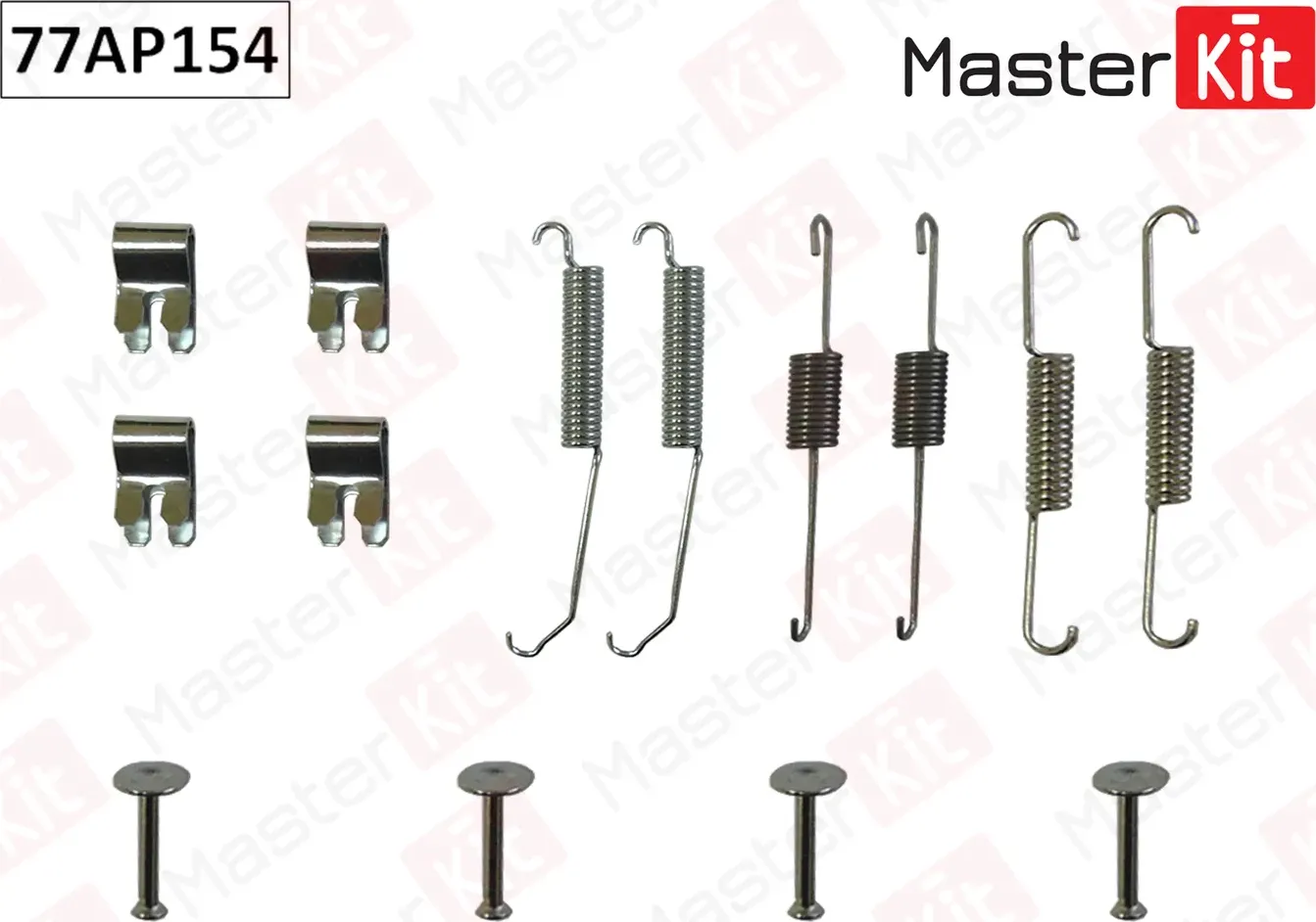 Комплект барабанных пружинок FORD (Master KIT). Артикул 77AP154