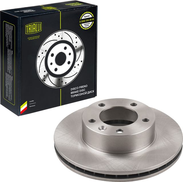 Тормозной диск Trialli передний для Renault Master II 1998-2010. Артикул DF 266008