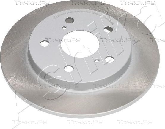 Тормозной диск ASHIKA задний для Toyota Corolla E140, E150 2006-2014. Артикул 61-02-243C