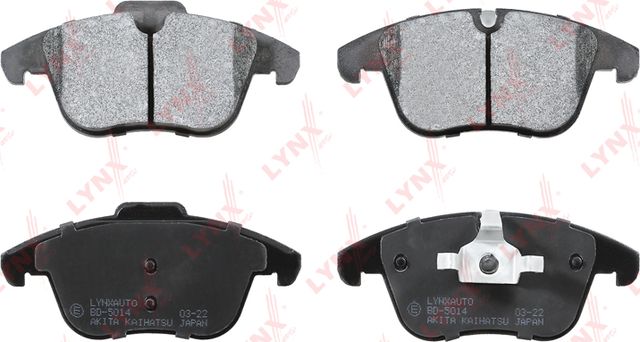 Тормозные колодки LYNXauto передние для Jaguar S-Type I 1999-2007. Артикул BD-5014