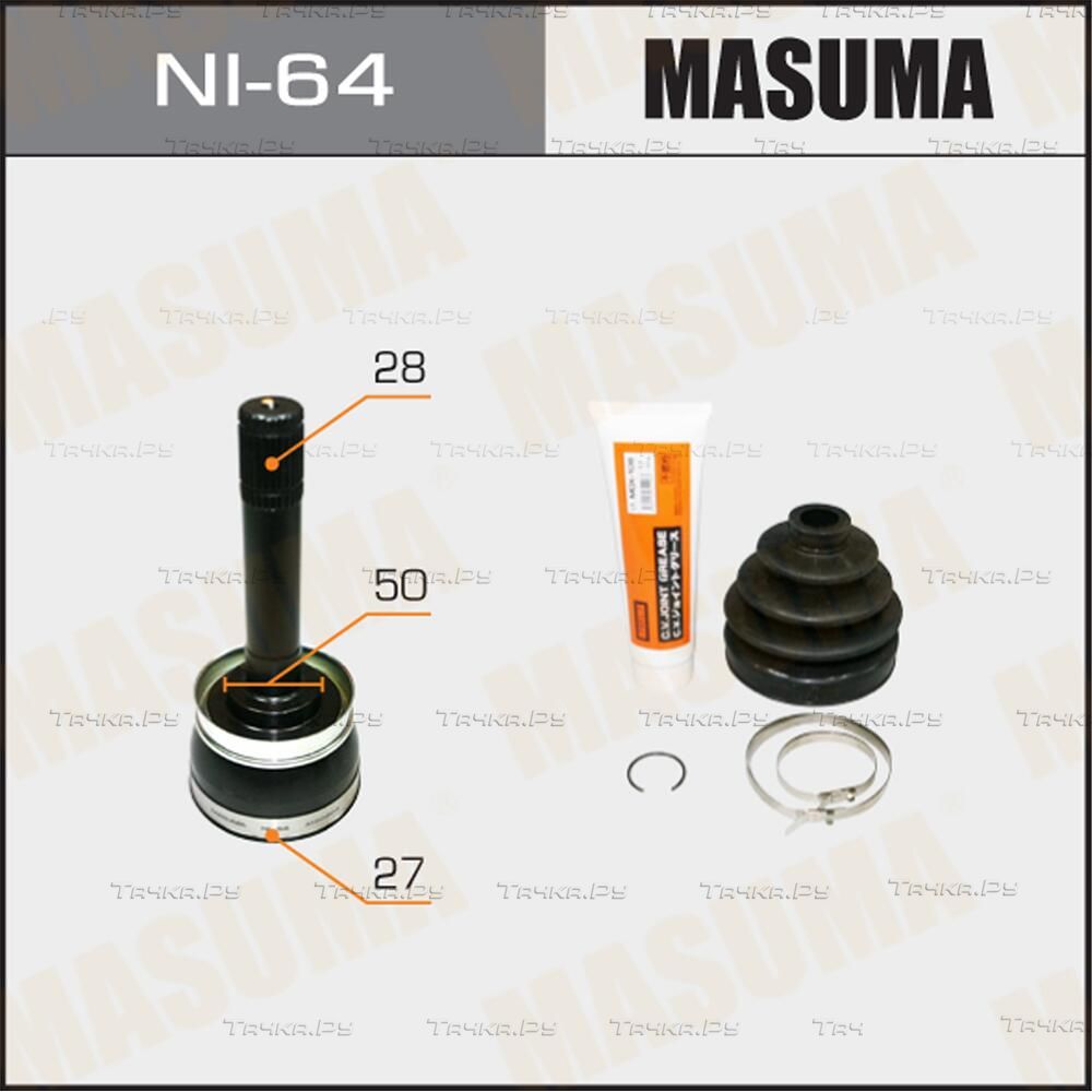 Шрус наружный (граната) Masuma. Артикул NI-64