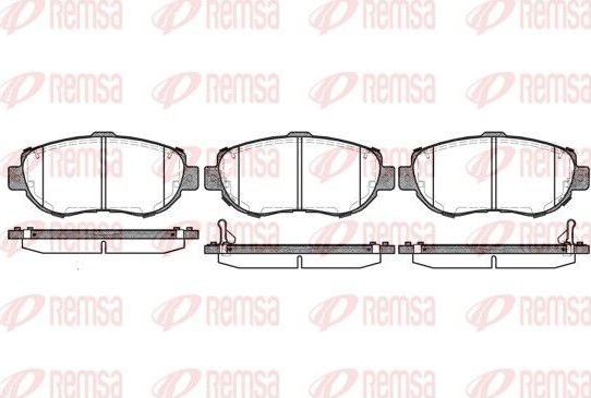 Тормозные колодки Remsa. Артикул 0456.02