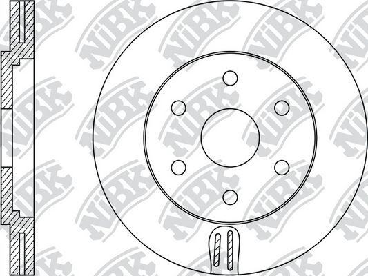 Тормозной диск NiBK. Артикул RN1416