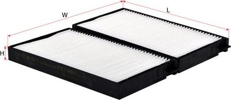 Салонный фильтр Sakura для Hyundai H-1 II 2008-2026. Артикул CA-28180-S