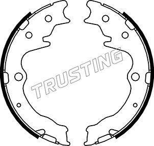 Тормозные колодки (стояночная тормозная система) Trusting. Артикул 049.163