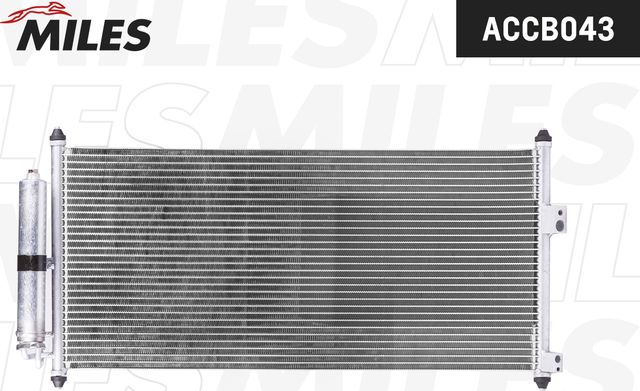 Радиатор кондиционера (конденсатор) Miles для Nissan Primera P12 2002-2008. Артикул ACCB043