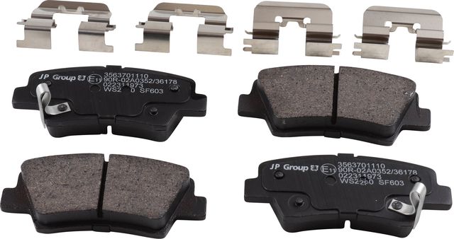 Тормозные колодки JP Group. Артикул 3563701110