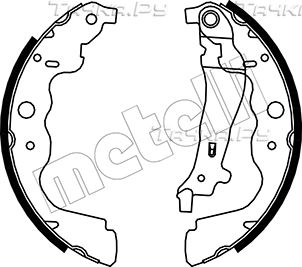 Тормозные колодки Metelli задние для Renault Kaptur I 2016-2026. Артикул 53-0365
