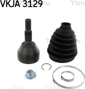 Шрус внутренний (граната) SKF. Артикул VKJA 3129