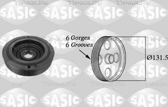 Шкив коленвала Sasic для Ford Mondeo III 2000-2007. Артикул 9001814