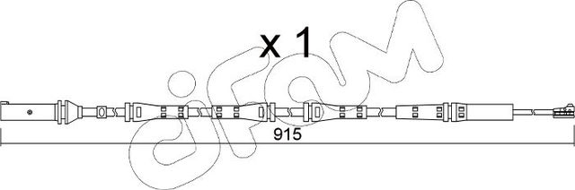 Датчик износа тормозных колодок  Metelli. Артикул SU.351