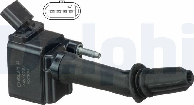 Катушка зажигания Delphi. Артикул GN10797-12B1
