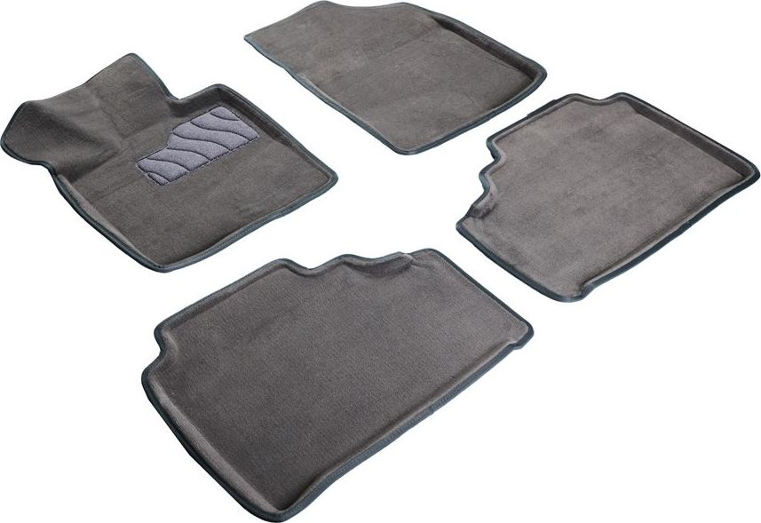 Коврики Seintex 3D ворсовые для салона Changan UNI-K 2021-2026 СЕРЫЕ. Артикул 99759