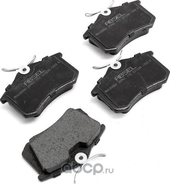 Колодки тормозные задние (Absel). Артикул AU420004