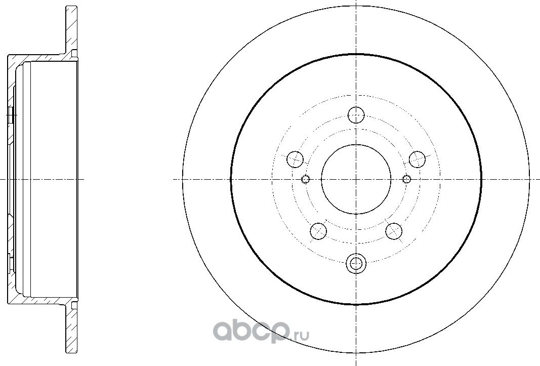 Диск торм. (G-Brake). Артикул GR01907