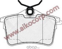 Колодки PEUGEOT 308, Partner, CITROEN Berlingo (2007-) задние (Aiko). Артикул PF0472