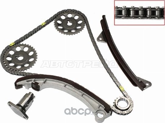 КОМПЛЕКТ ДЛЯ ЗАМЕНЫ ЦЕПИ ГРМ TOYOTA 1ZZ-FE 00-06 (SAT). Артикул TKTY301C 