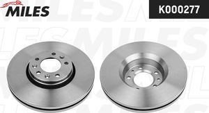 Тормозной диск Miles передний для Citroen Jumpy II 2007-2016. Артикул K000277