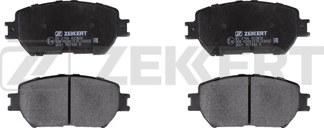 Тормозные колодки Zekkert. Артикул BS-2706