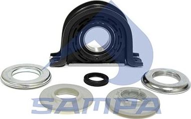 Подвесной подшипник карданного вала Sampa для DAF LF 45 2001-2026. Артикул 050.194