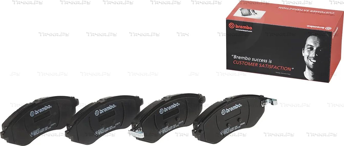 Тормозные колодки Brembo PRIME LINE передние для Chevrolet Aveo I 2003-2012. Артикул P 10 057