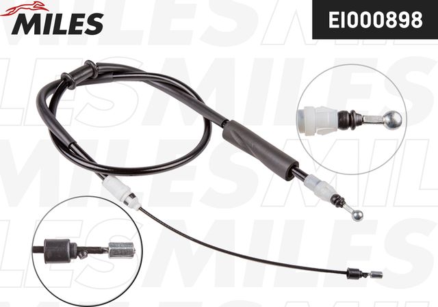 Трос ручника (тросик ручного тормоза) Miles задний правый/левый для Renault Master III 2010-2026. Артикул EI000898