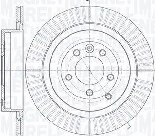 Тормозной диск Magneti Marelli. Артикул 361302040428