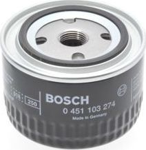 Масляный фильтр Bosch для Chevrolet Niva I 2002-2021. Артикул 0 451 103 274
