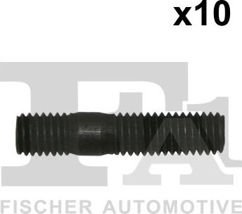 RUBA UK. WYD. SZPILKA M8X1.25X11/M8X1.25X26 10.9 (10 SZT.) FA1. Артикул 985-08-026.10