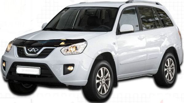 Дефлектор VT52 для капота Chery Tiggo FL 2011-2016. Артикул CR09VT