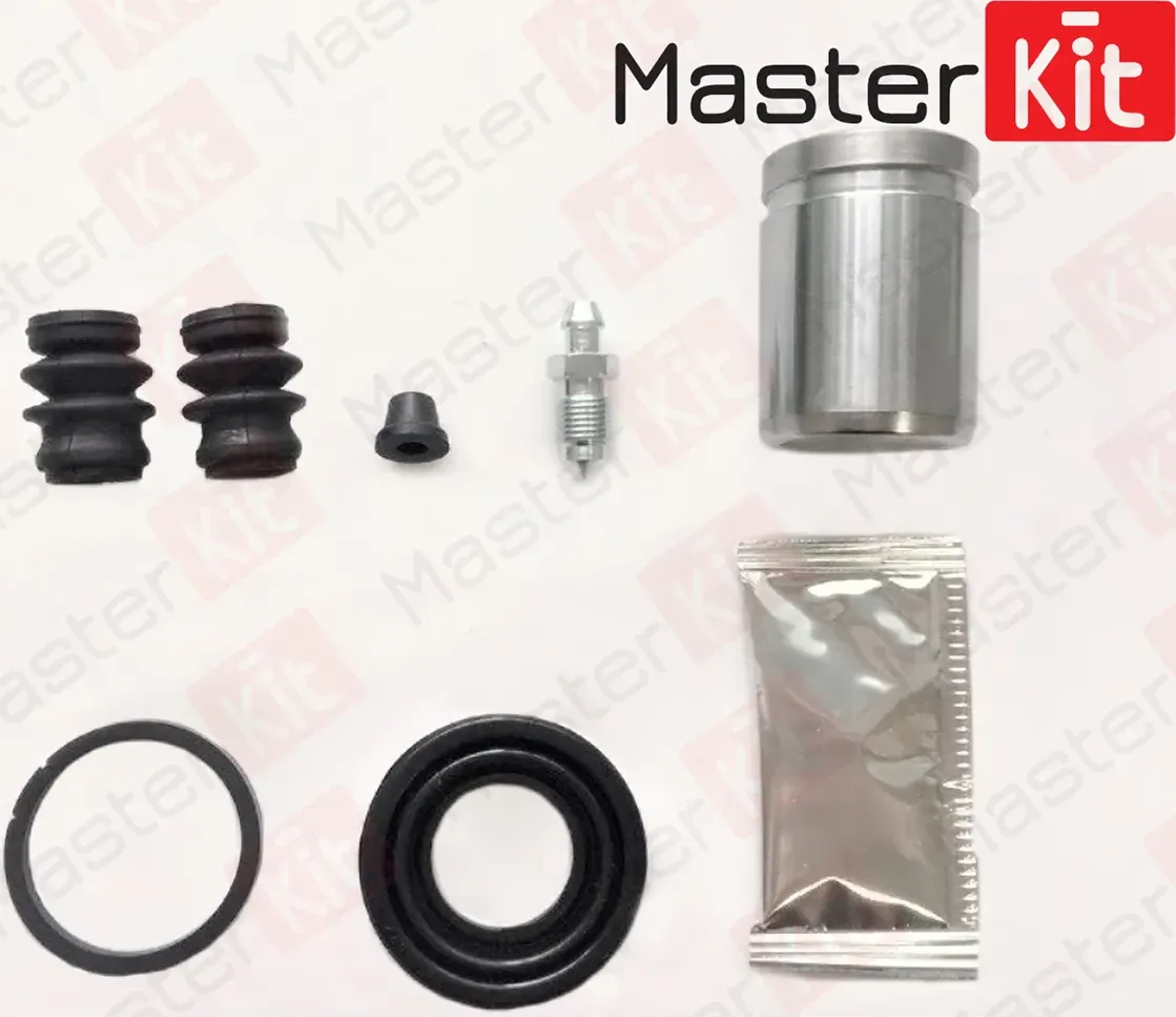 Ремкомплект тормозного суппорта + поршень | зад | (Master KIT). Артикул 77A1210