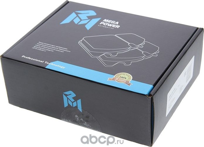 Колодки тормозные PEUGEOT CITROEN передние (4шт.) MEGAPOWER. Артикул 35033124