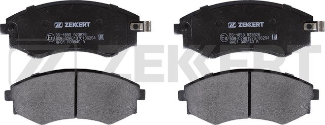 Тормозные колодки Zekkert передние для Hafei Saibao 2005-2009. Артикул BS-1859