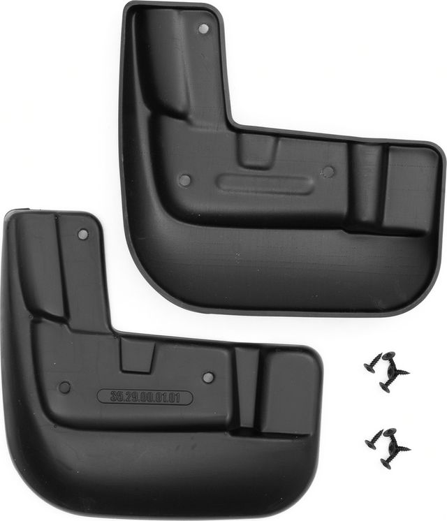 Брызговики Autofamily передняя пара для Mitsubishi Outlander III 1-й рестайлинг 2014-2016. Артикул NLFD.35.29.F13