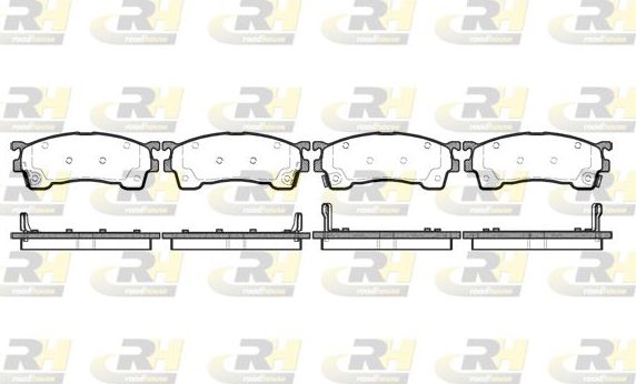 Тормозные колодки RoadHouse передние для Mazda MX-6 1994-1997. Артикул 2415.04