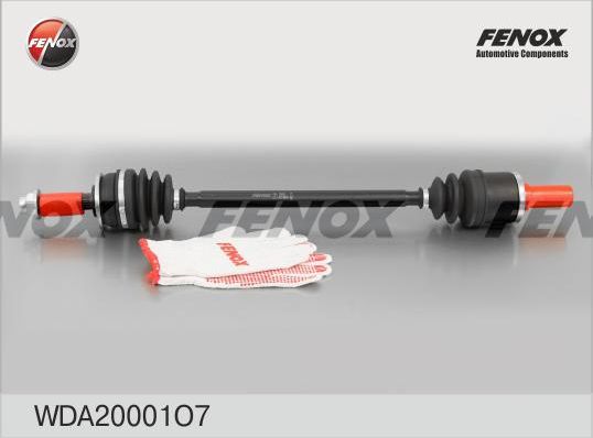 Полуось (привод в сборе, приводной вал) Fenox. Артикул WDA20001O7