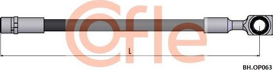Тормозной шланг Cofle. Артикул 92.BH.OP063