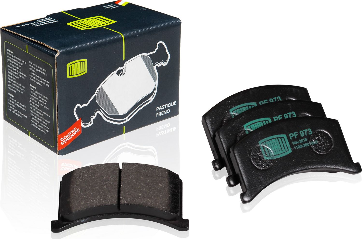 Тормозные колодки Trialli. Артикул PF 973