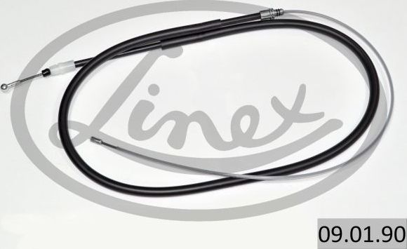 Трос ручника (тросик ручного тормоза) Linex правый/левый для Citroen C5 II 2008-2017. Артикул 09.01.90