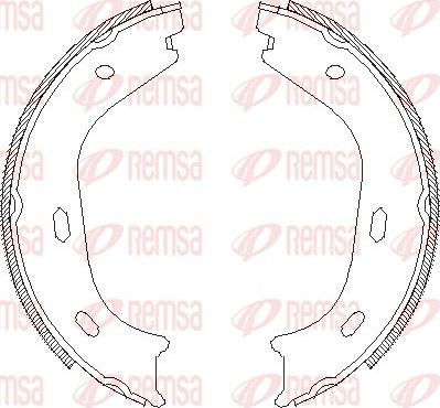 Тормозные колодки Remsa. Артикул 4058.00