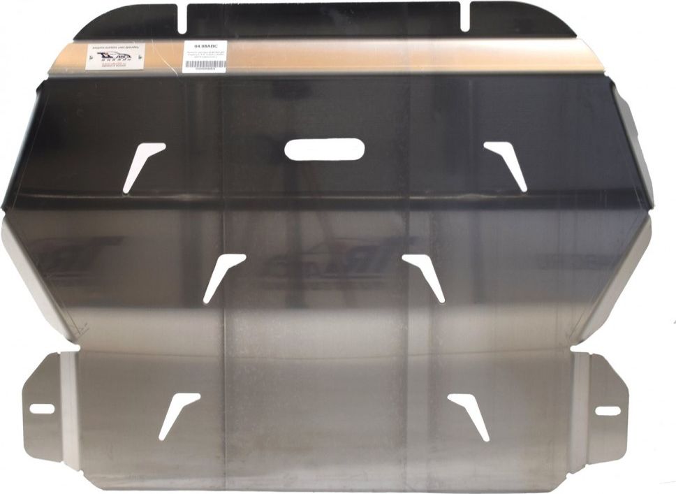 Защита алюминиевая АВС-Дизайн для картера и КПП Chevrolet Captiva I рестайлинг 2011-2013. Артикул 04.08ABC