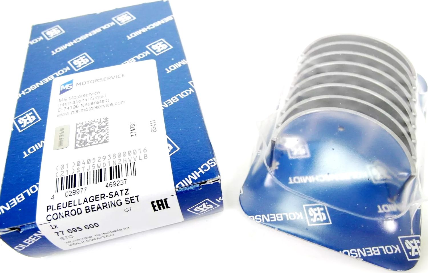 Вкладыши шатунные Kolbenschmidt. Артикул 77695600