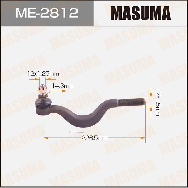 Наконечник рулевой тяги Masuma. Артикул ME-2812