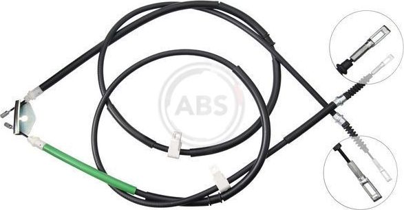 Трос ручника (тросик ручного тормоза) ABS для Ford Fiesta V 2005-2008. Артикул K19915