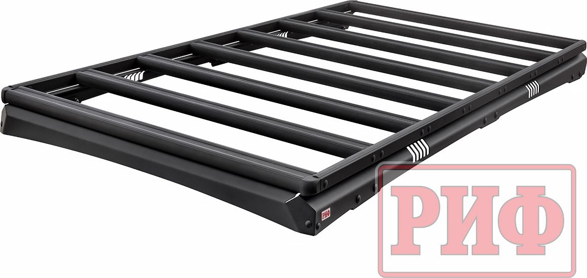 Багажник алюминиевый (платформа с крепежом) 1150x2080 мм РИФ для Mitsubishi Pajero IV 2006-2020. Артикул RIFPJR-roof4