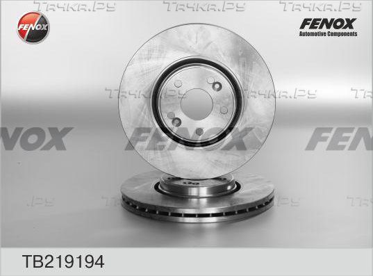 Тормозной диск Fenox передний для Renault Laguna II 2001-2007. Артикул TB219194