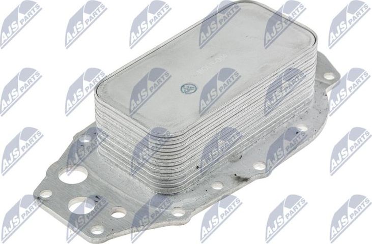 Радиатор масляный (маслоохладитель) для двигателя NTY (алюминий). Артикул CCL-LR-004